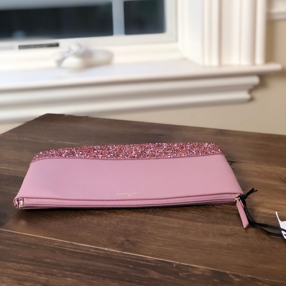 NWT kate spade Greta Court Ina Glitter clutch - Picture 3 of 5